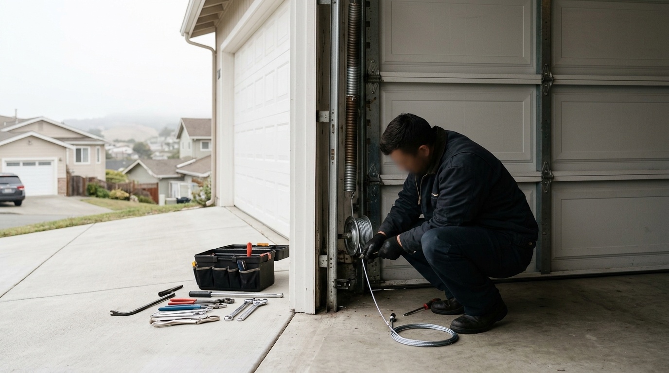 Garage Door Cable Repair in Daly City