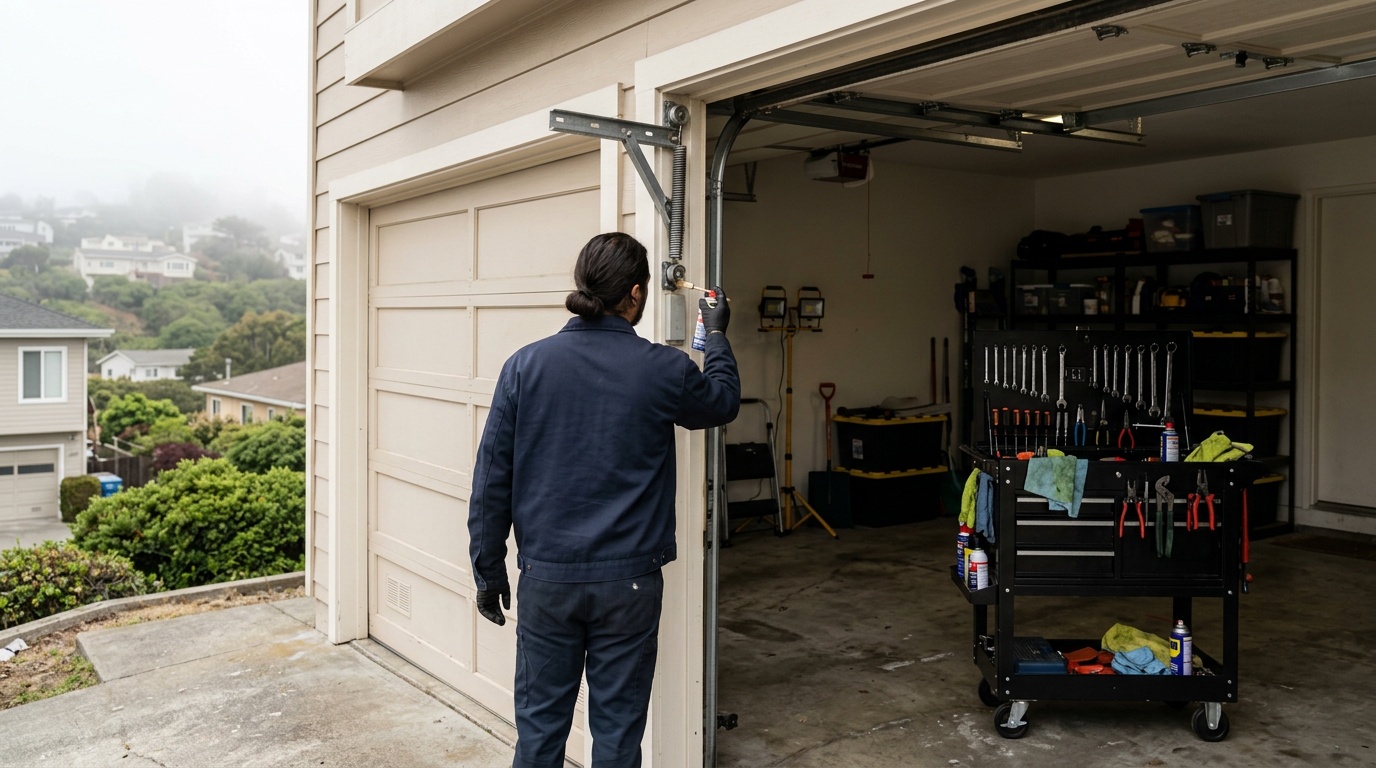 Garage Door Maintenance & Tune-Up in Daly City