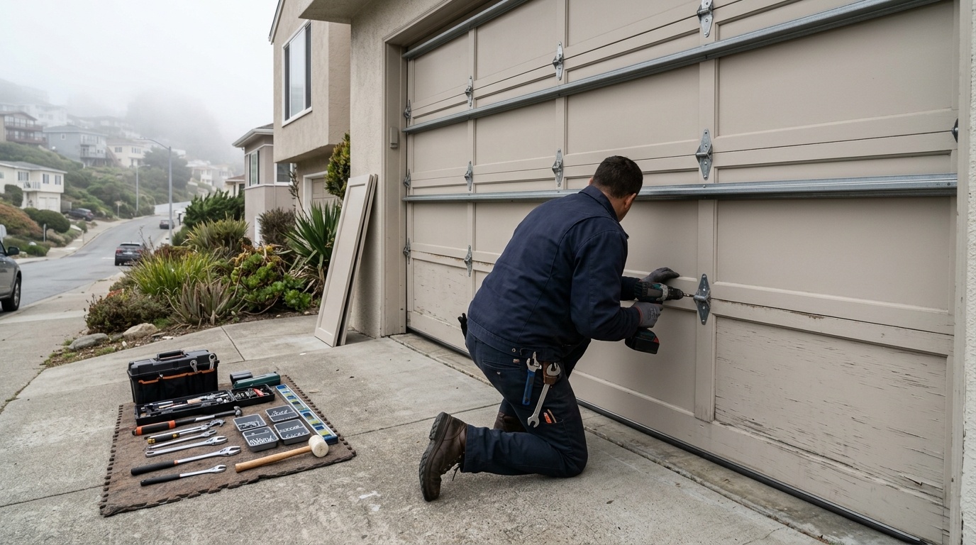Garage Door Panel Replacement in Daly City