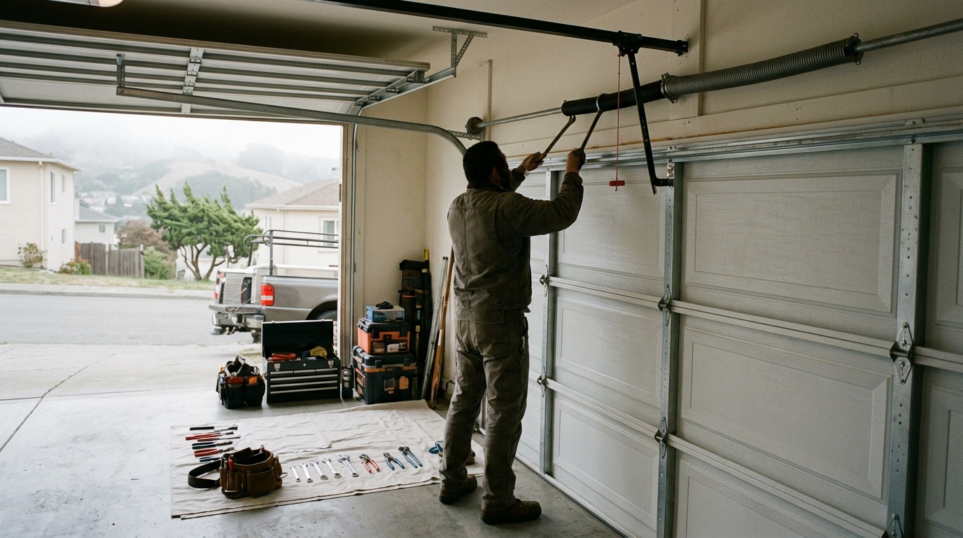 Garage Door Spring Replacement in Daly City