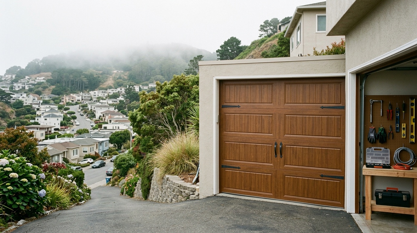 Daly City Garage Door Repair Built for Hillside Homes