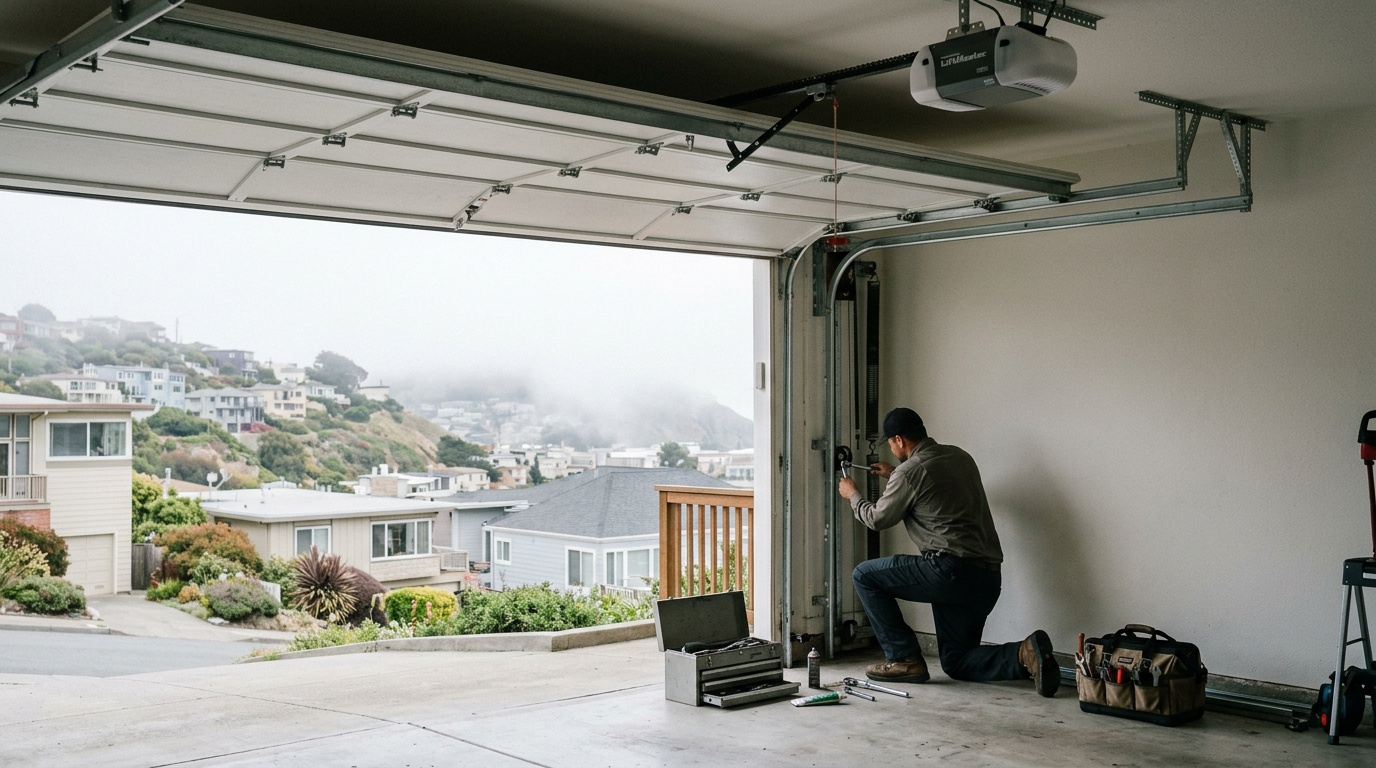 Noisy Garage Door Repair in Daly City