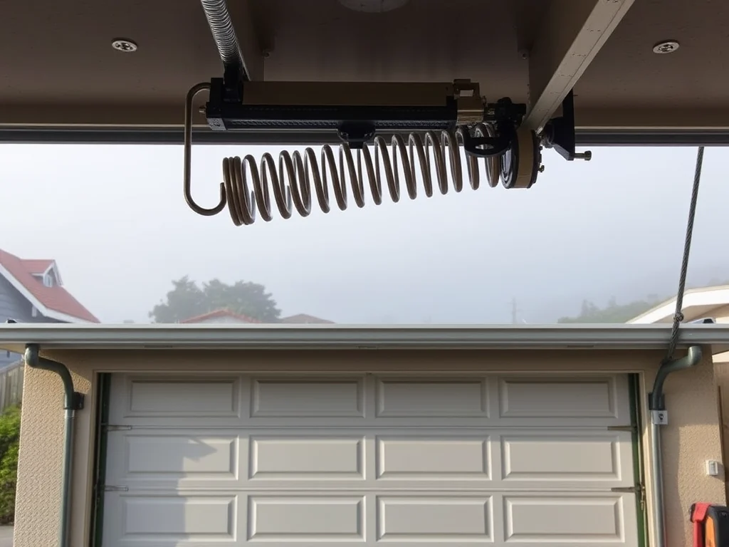 Garage Door Spring Repair editorial image for Daly City garage door service